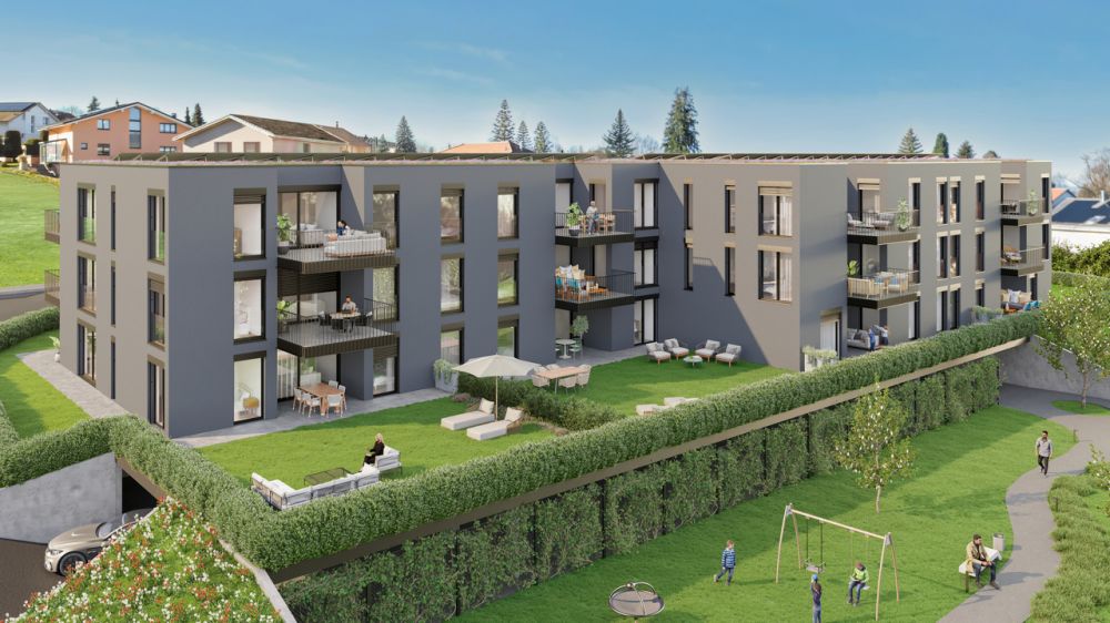 Praz Melley - Lot B4 - Appartement de 4.5 pièces neuf - Projet