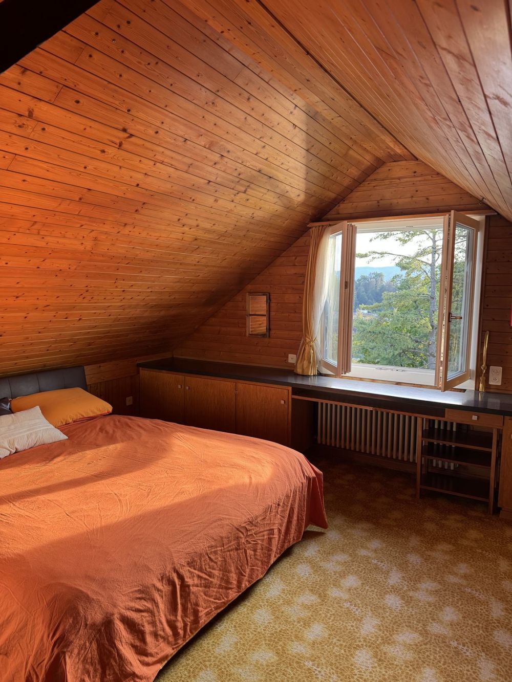 Dachzimmer mit Aussicht in geräumigen WG-Haus - Bild 1