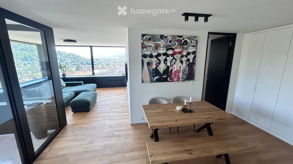 Modernes 2.5-Zimmer-Apartment im 12. Stock am Brown Boveri Platz, Baden - Bild 3