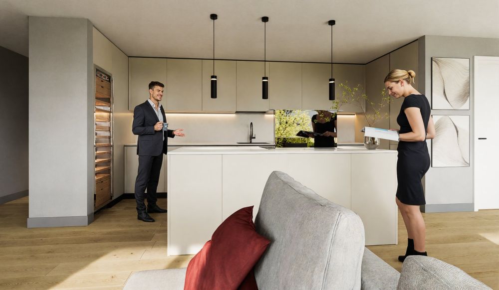 APPARTAMENTO DI 4.5 LOCALI CON TERRAZZA E GIARDINO PRIVATO A BOSCO LUGANESE PPP3 - Bild 3