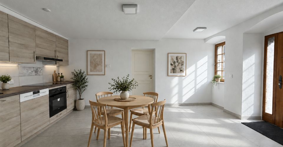 A louer à Muraz : appartement de 68 m2 avec chambre spacieuse et bureau séparé - Appartement 3 pièces - image - 1