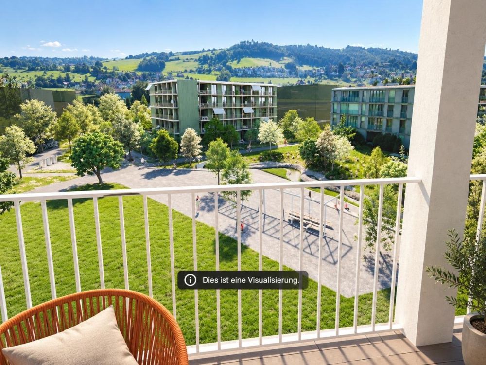 Moderne 3.5-Zimmer-Wohnung mit Bergblick und Balkon in Zug - Bild 11