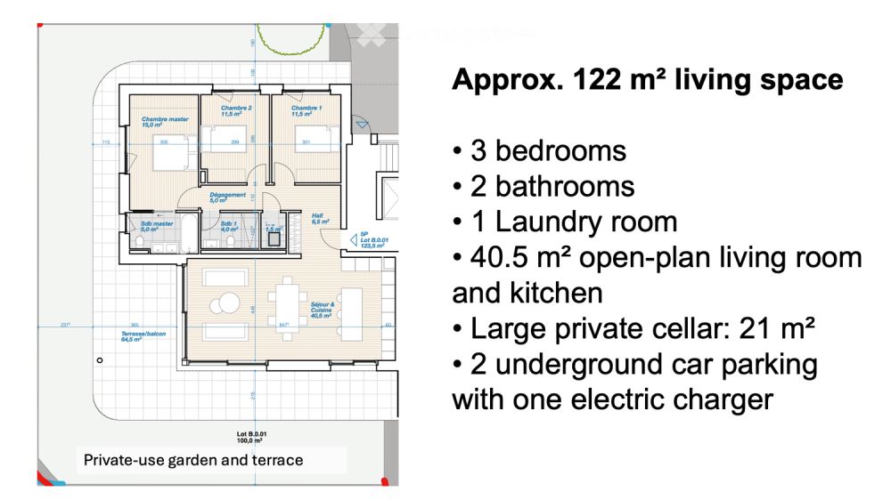 Brand-New 3-Bedroom Garden Apartment with Spacious Terrace (Grand-Saconnex) - Bild 5