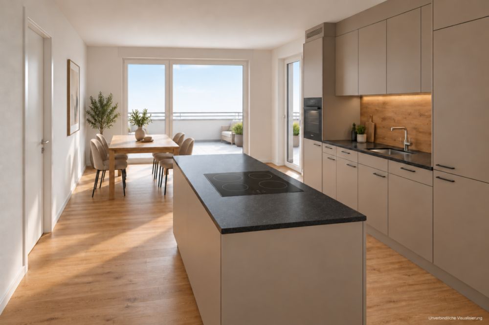 3.5-Zimmer-Neubauwohnung mit grosszügiger Terrasse und Loggia - Bild 2