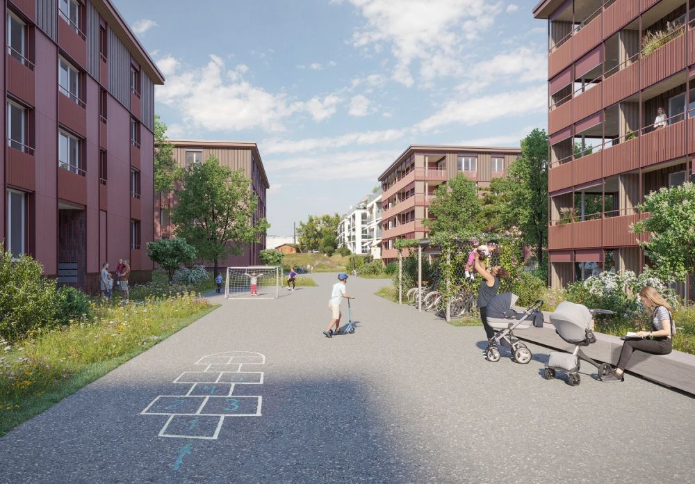 Erstvermietung - moderne 4.5-Zimmerwohnung mit durchdachtem Grundriss - Aussenansicht