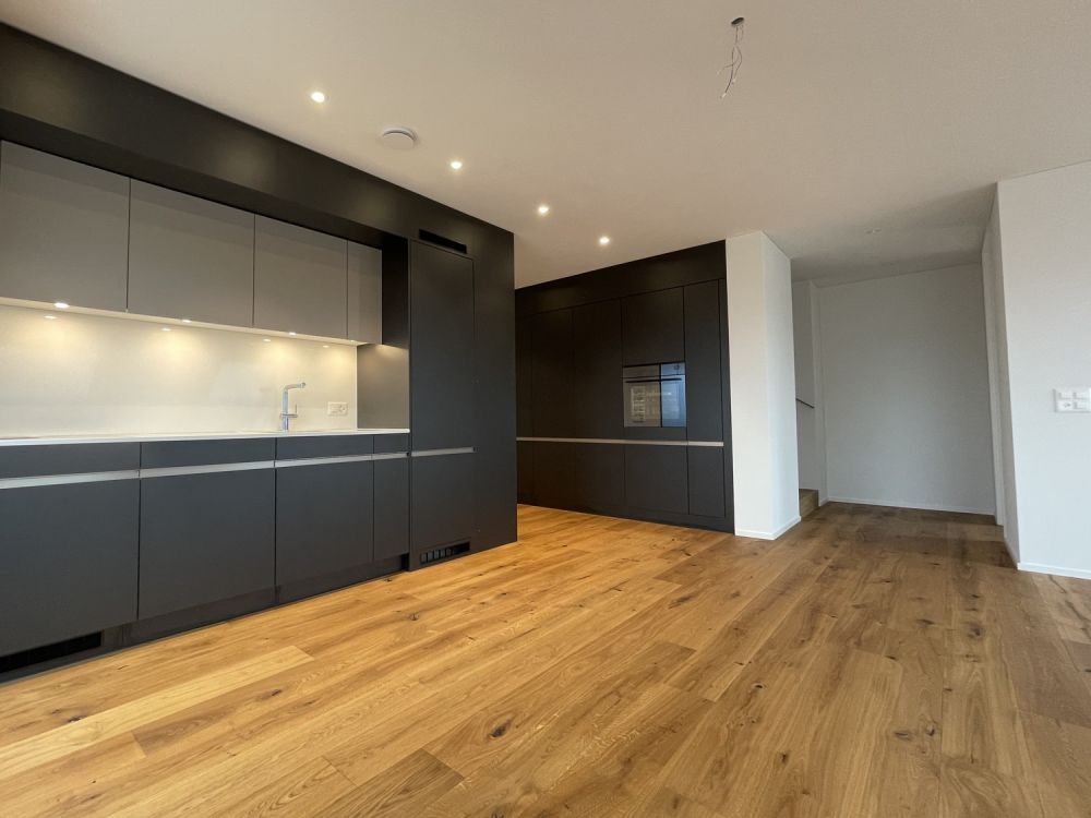 Moderner Innenausbau und grosse Dachterrasse - Küche