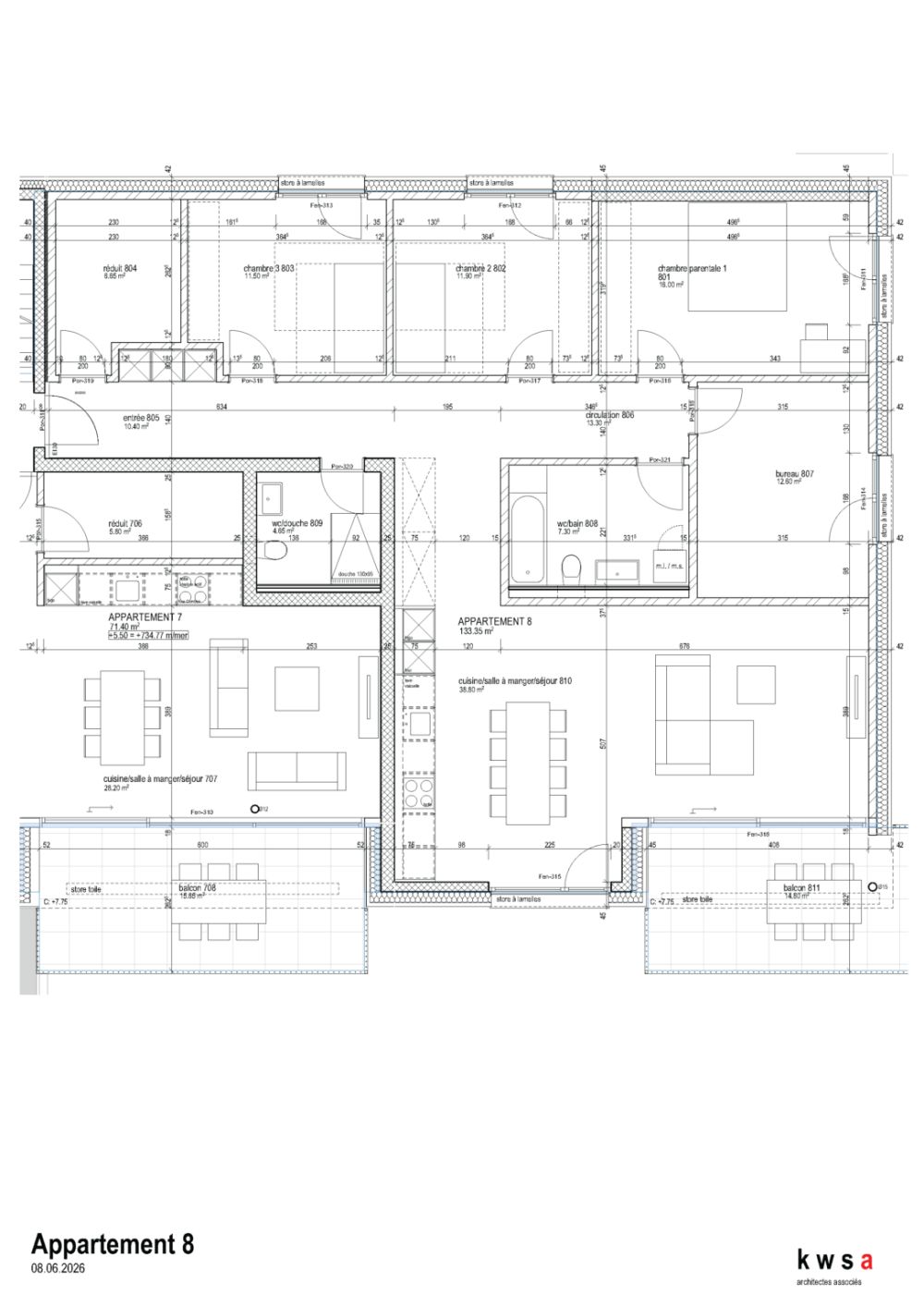 Neue, geräumige 5.5-Zimmer-Wohnung mit großem Südost-Balkon - Bild 6