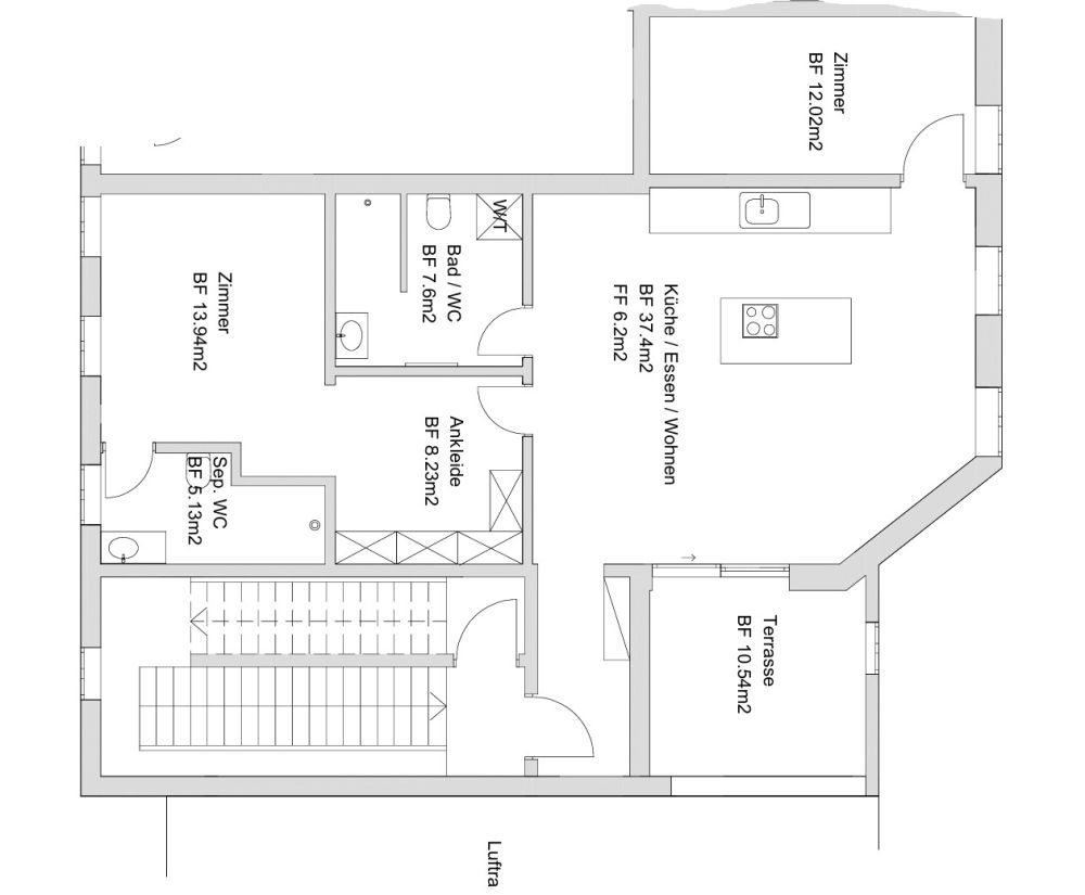 Erstvermietung nach Totalsanierung – Grosszügige 3.5-Zimmer-Wohnung mit Balkon - Bild 4