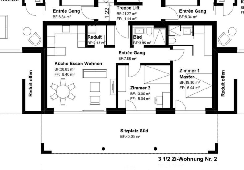 Erstvermietung neue exklusive 3.5 Zimmerwohnung mit grosszügigem Sitzplatz - Bild 6