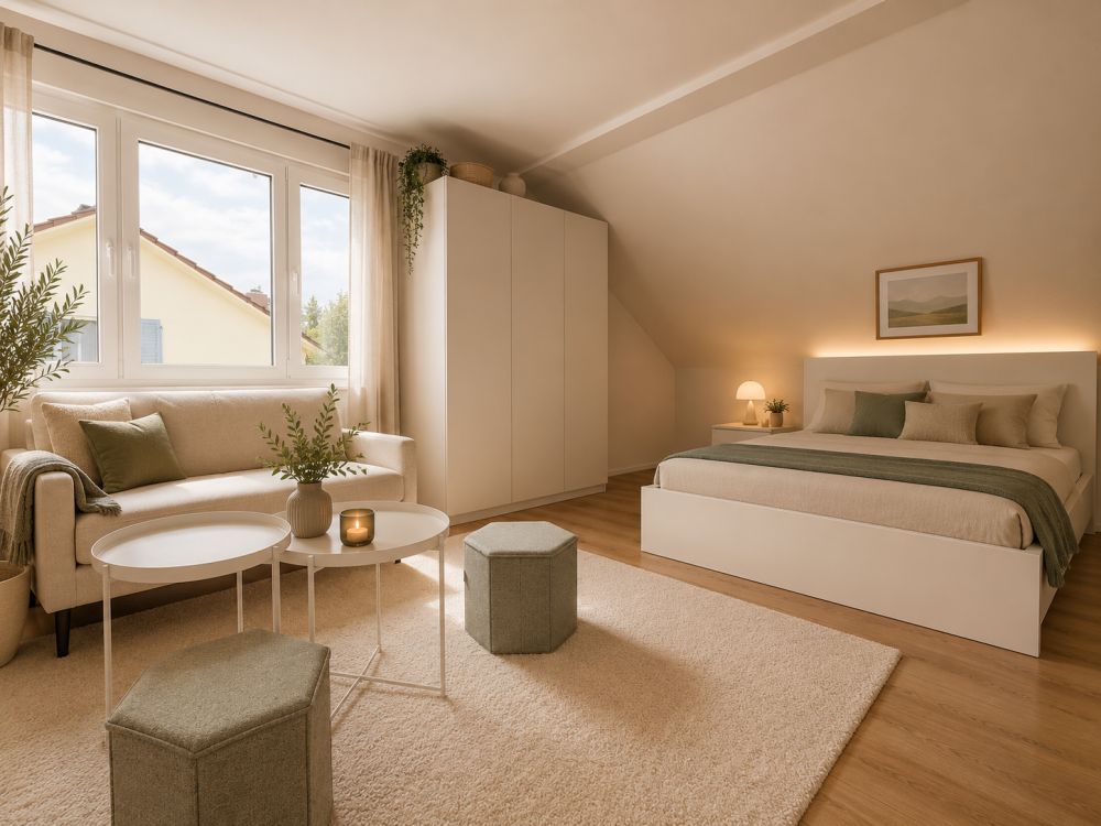 1 Zimmer Wohnung Möbliert ! Frisch Renoviert - Bild 11
