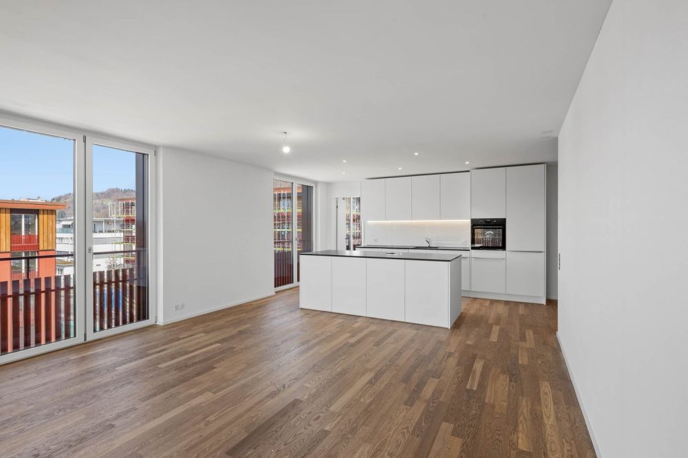 Erstvermietung - moderne 4.5-Zimmerwohnung mit durchdachtem Grundriss - Wohn- und Essbereich