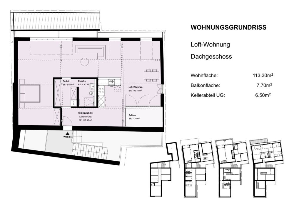 Stilvolles Neubau-Loft mit Balkon - Bild 11