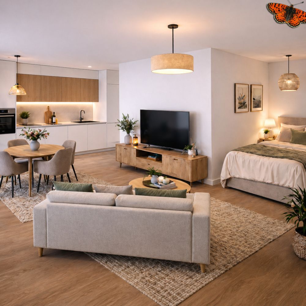 STUDIO - Neuf avec un balcon - Salon