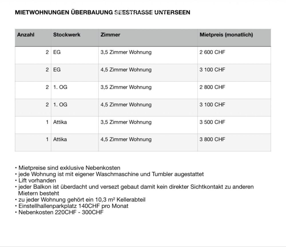 Neubauwohnungen in Unterseen - Bild 2