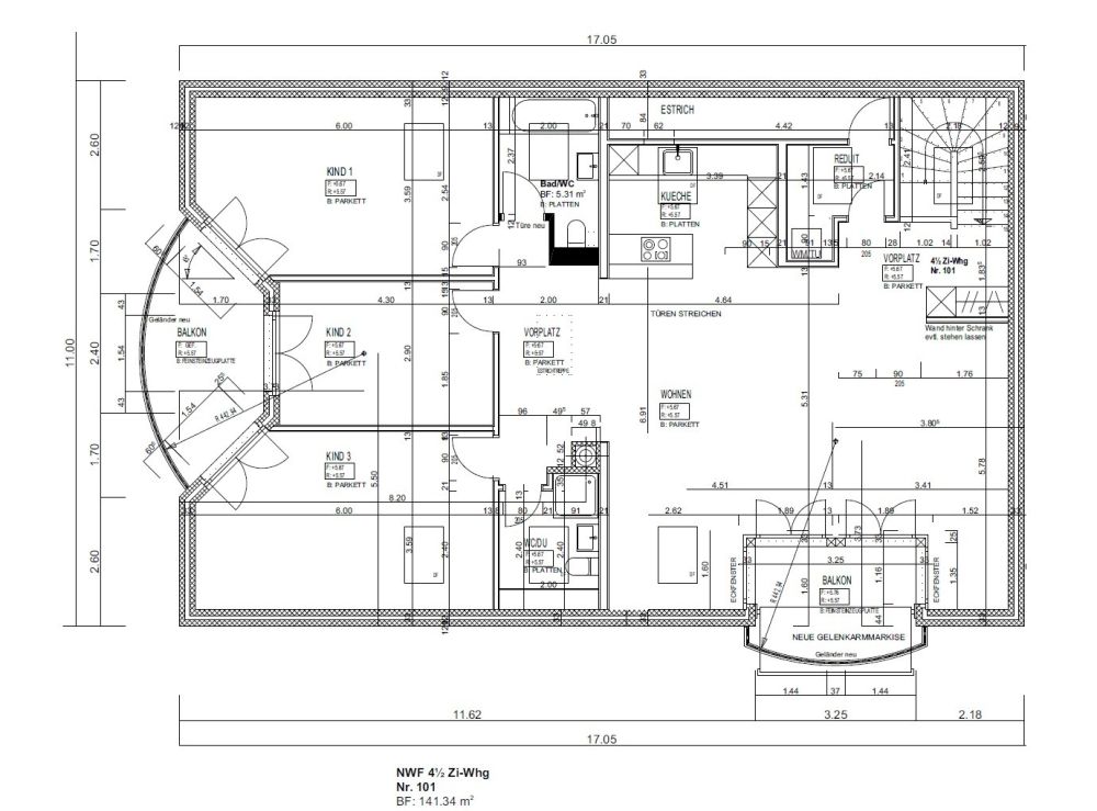 4.5-Zimmerwohnung im 2. Obergeschoss – Erstvermietung nach Sanierung - Bild 1