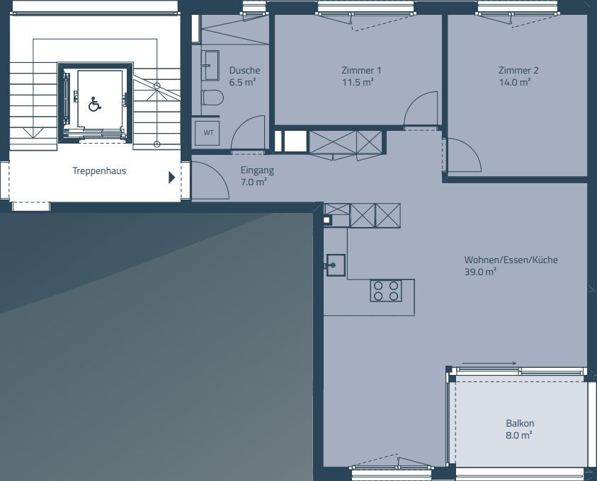 Top moderne 3.5-Zimmer-Wohnung in Gelterkinden - Sonniges Wohnen am Bach - Bild 9