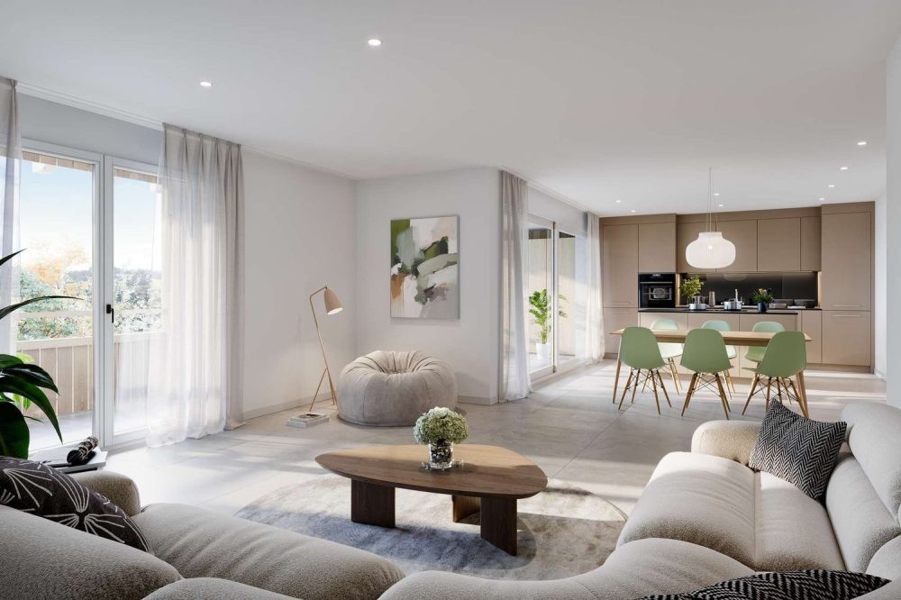 Neubau Mietwohnungen in Wilchingen - Im Gärtli - 11078_I01_Wilchingen_F2