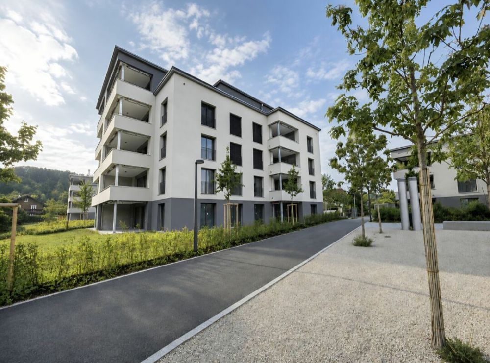 Neubauwohnung in Reinach - Wohnkomfort auf höchstem Niveau - Fassade