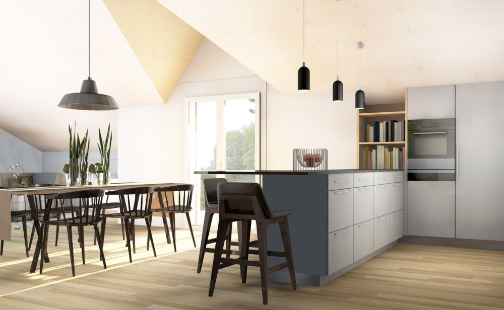 Hochwertige Neubau-4.5-Zimmer-Dachwohnung in Brüttelen - Bild 2