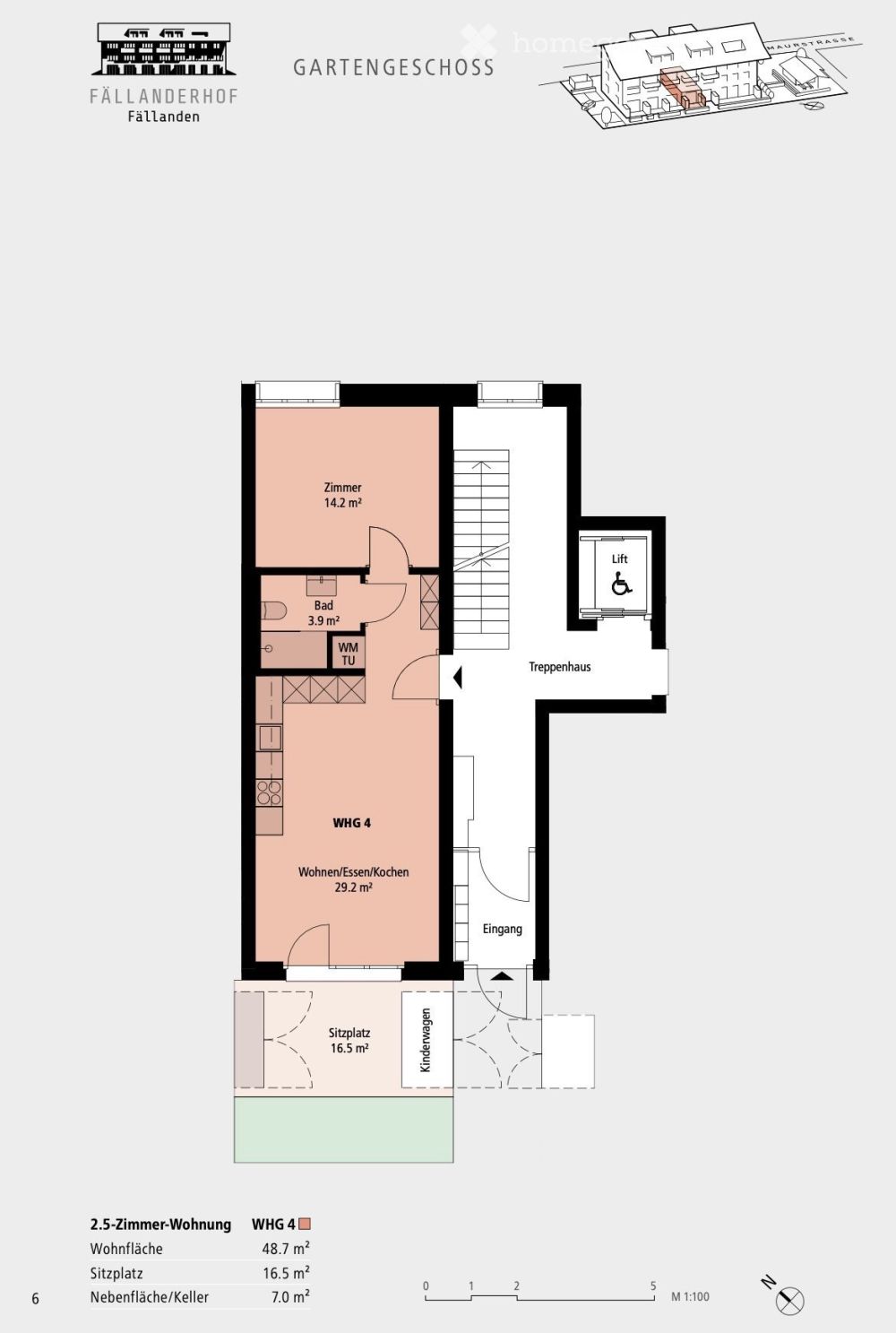 Erstbezug: 2.5 Zimmer Neubau-Wohnung (EG) in Fällanden - Bild 5
