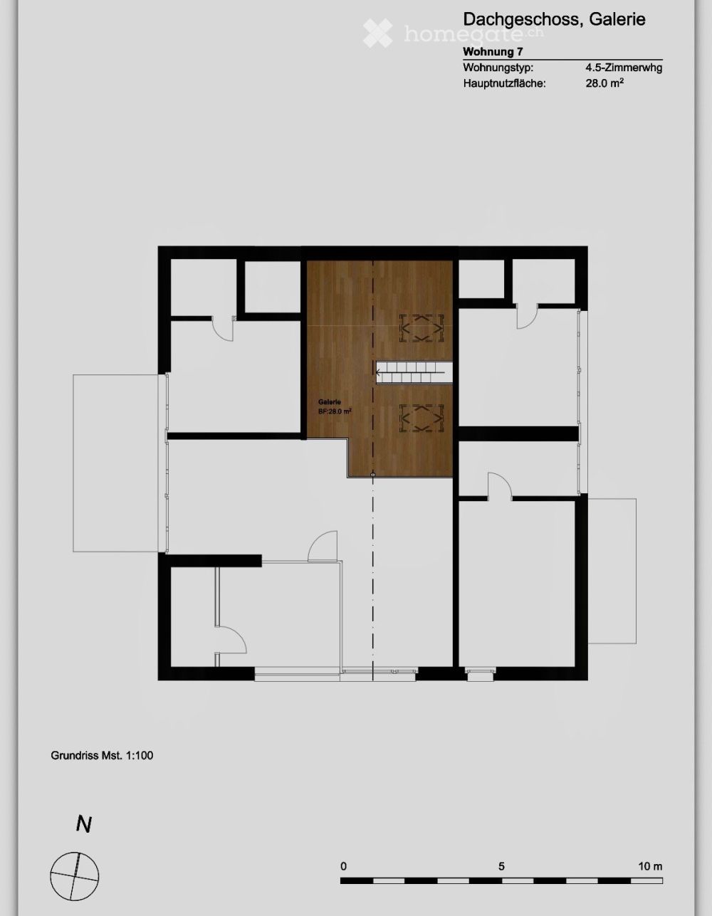 Moderne 4.5-Zimmer-Dachwohnung mit Galerie in Uznach – Neubau ab September 2026 - Bild 9