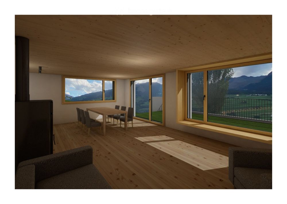 Moderne 3.5-Zimmer-Terrassenwohnung im Neubau in Cunter, Graubünden - Bild 3