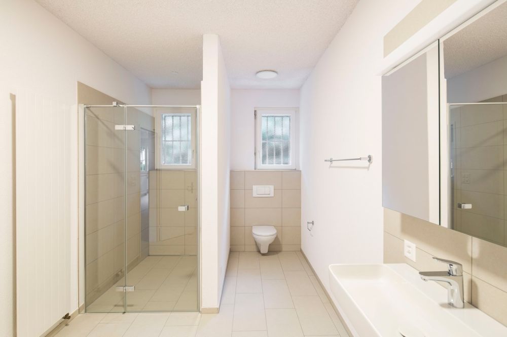 Topmoderne Loftwohnung - Grosszügige Nasszelle mit Walk-In Dusche