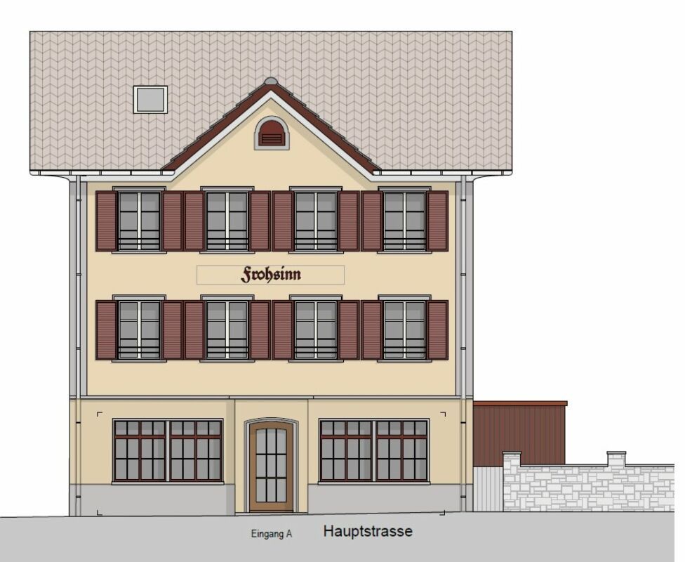 Erstvermietung: Charmantes Wohnen an zentraler Lage - Ansicht Nordfassade