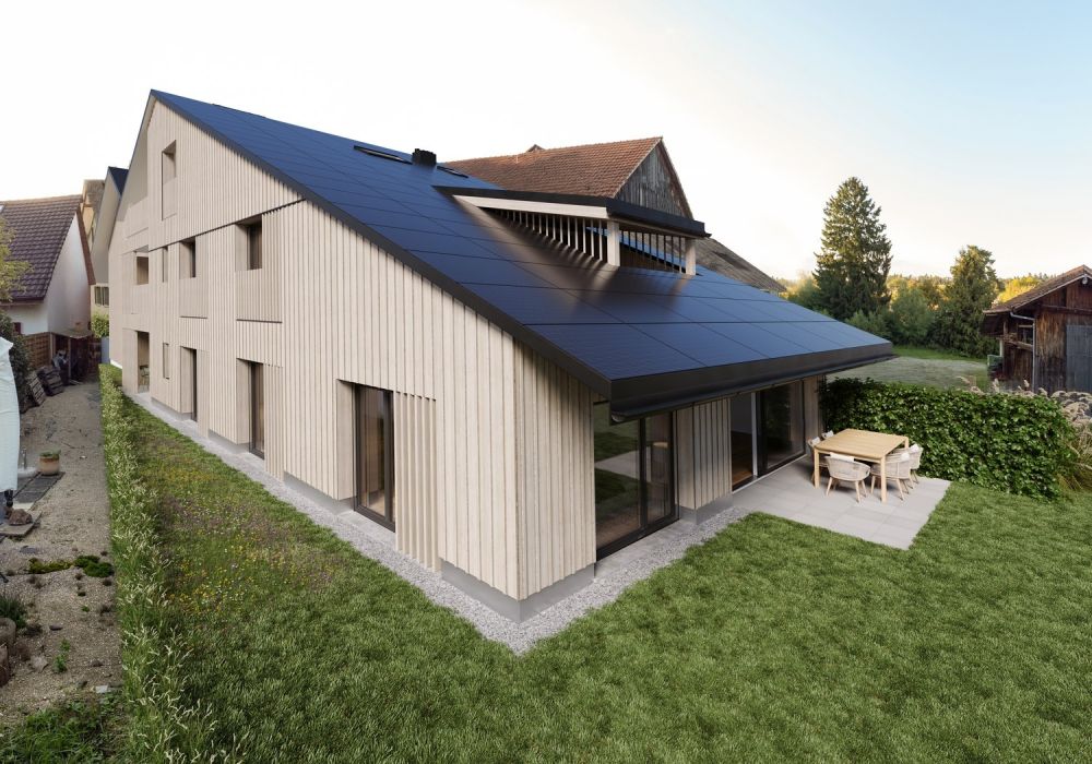 Stilvoll wohnen im Herzen von Hünikon - Aussenansicht