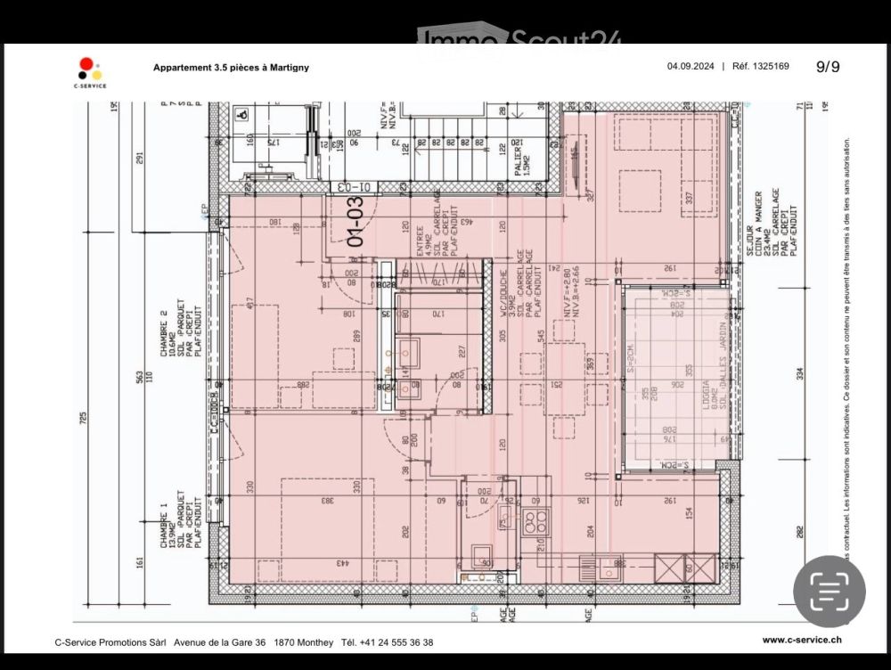 Appartement neuf de 3.5 pièces avec balcon à Martigny - Bild 13
