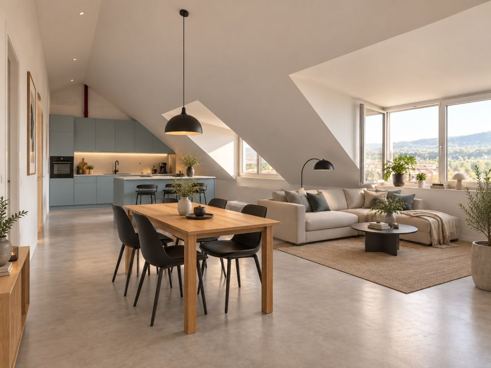 3.5-Zimmer Neubauwohnung mit Weitsicht - W4 - Bild 2