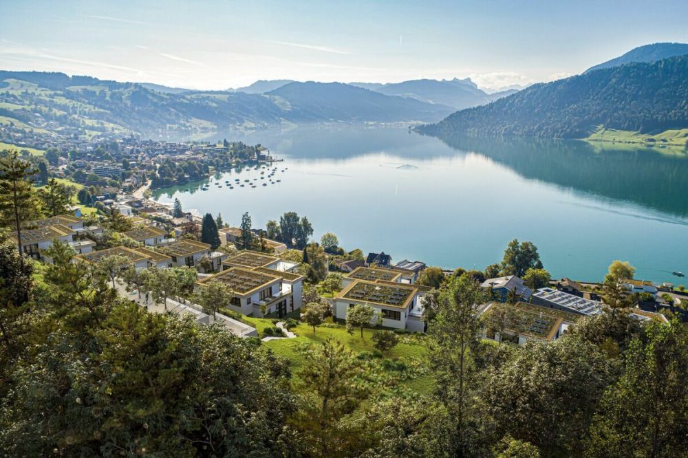 EIN JUWEL ÜBER DEM SEE: 3.5-Zimmer-Luxus-Neubauwohnung mit spektakulärem Panorama auf See und Berge - Bild 8