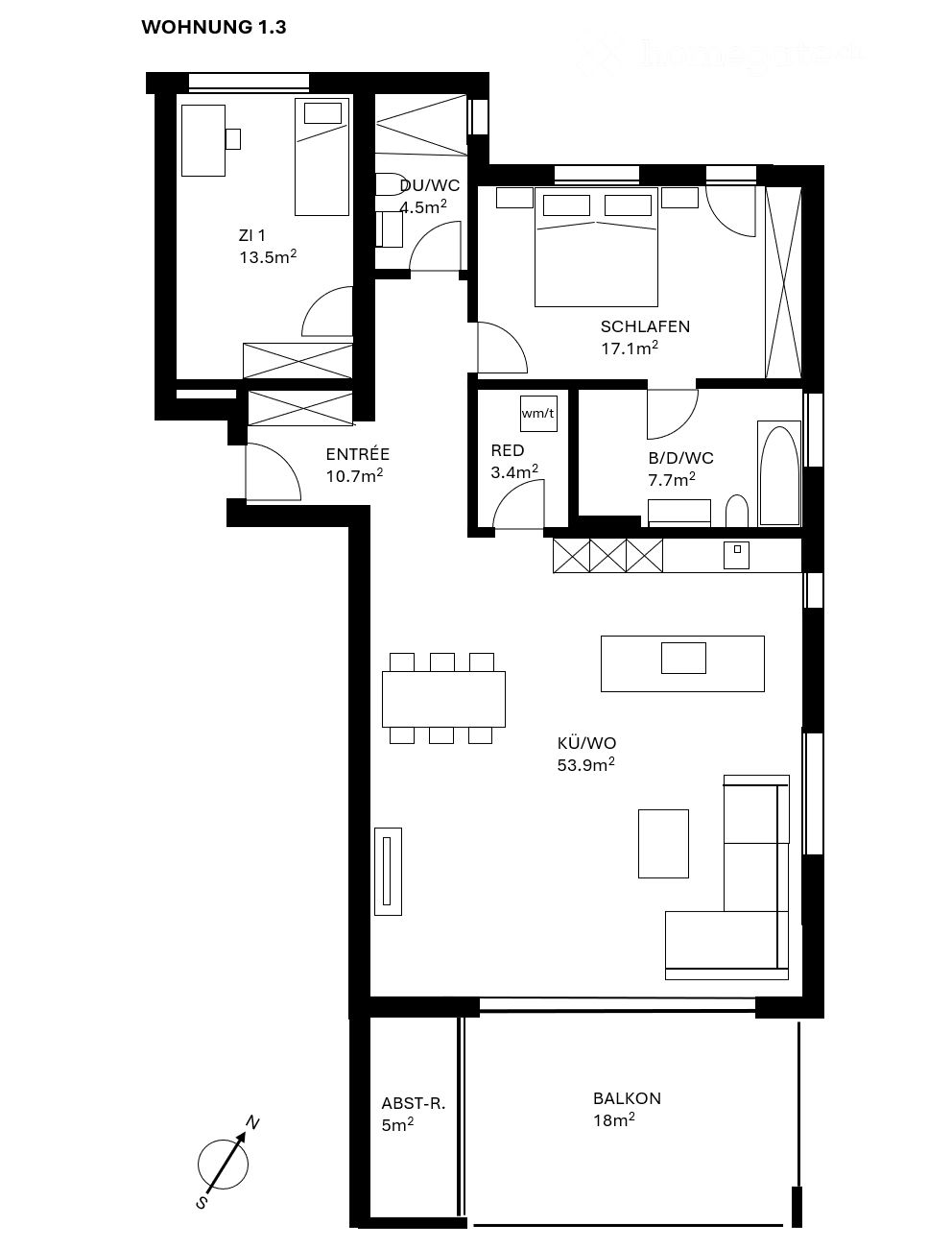 Erstvermietung: Grosszügige 3.5-Zimmer-Neubauwohnung im Eigentumsstandard - Bild 8