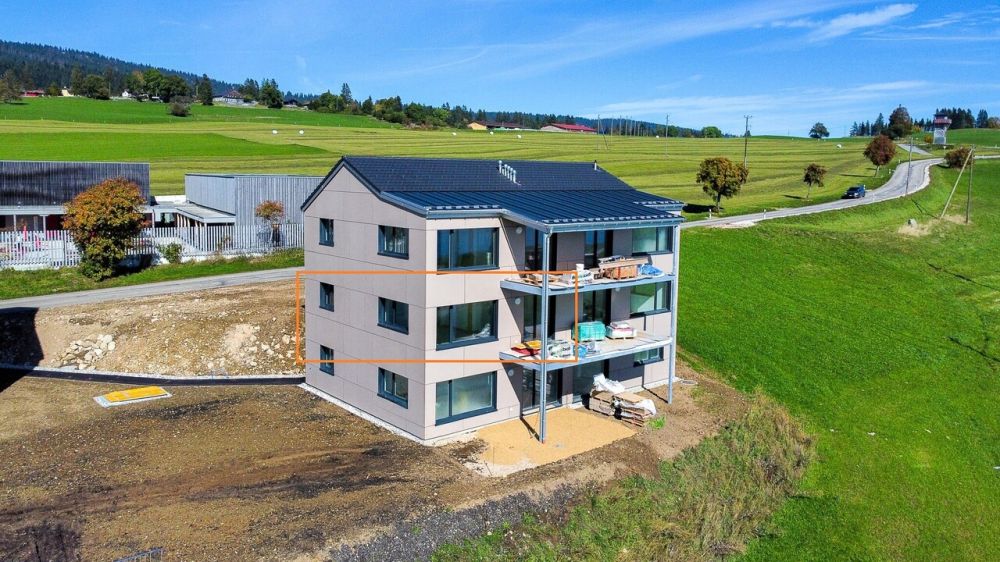 Appt neuf de 2.5 pces - 1er étage Magnifique vue sur les Alpes - B2