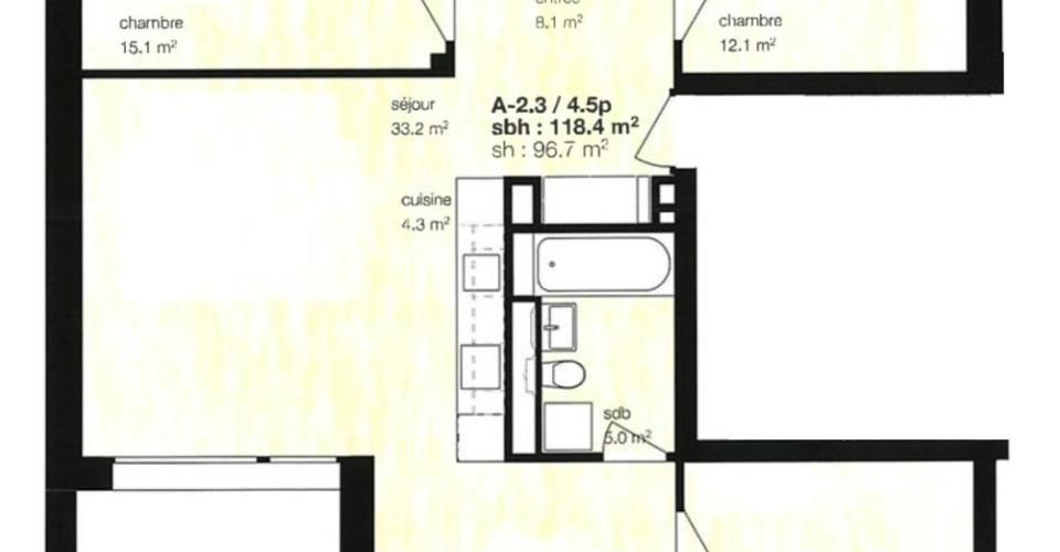 Location à l'année: appartement neuf au coeur du village de Montana - Appartement 4.5 pièces - image - 2