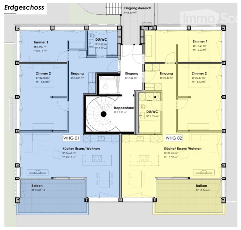 Erstbezug nach Totalsanierung - 3.5-Zimmer-Wohnung mit Balkon - Bild 2