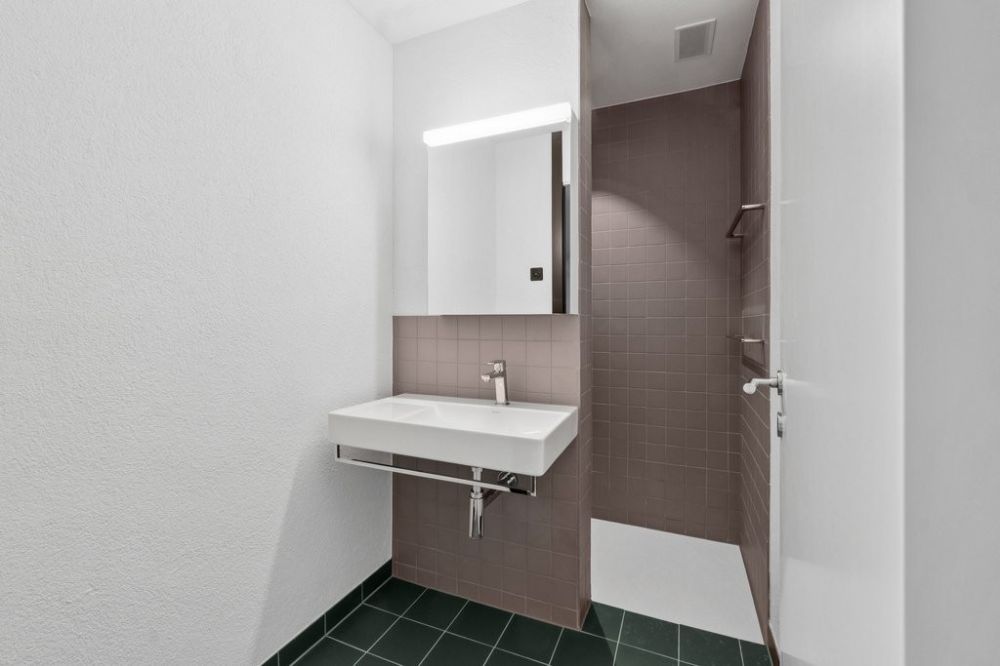 Attraktive Neubauwohnung an bester Lage direkt an der Glatt - Dusche