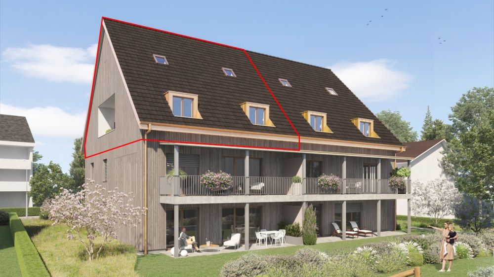 MODERNE & EXKLUSIVE 3.5 ZIMMER DACHWOHNUNG (M6) – ERSTVERMIETUNG - Bild 2