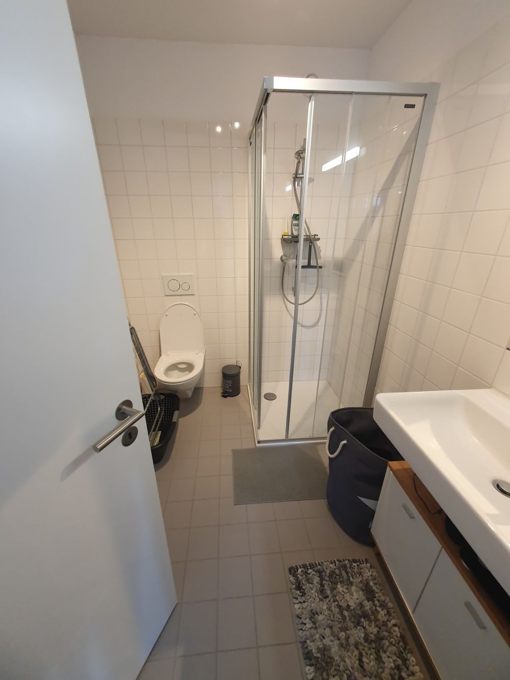 Moderne 2.5-Zimmer-Neubauwohnung (möbliert) direkt am Bahnhof Wetzikon - Bad