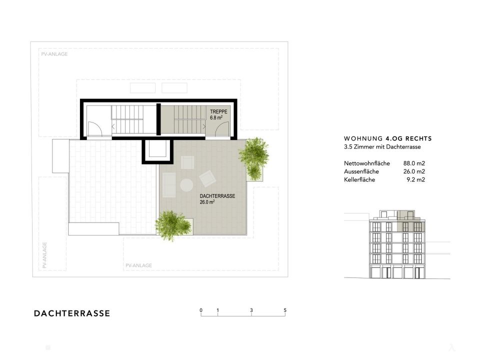 Erstvermietung 3.5 Zimmer mit Dachterrasse - Bild 6