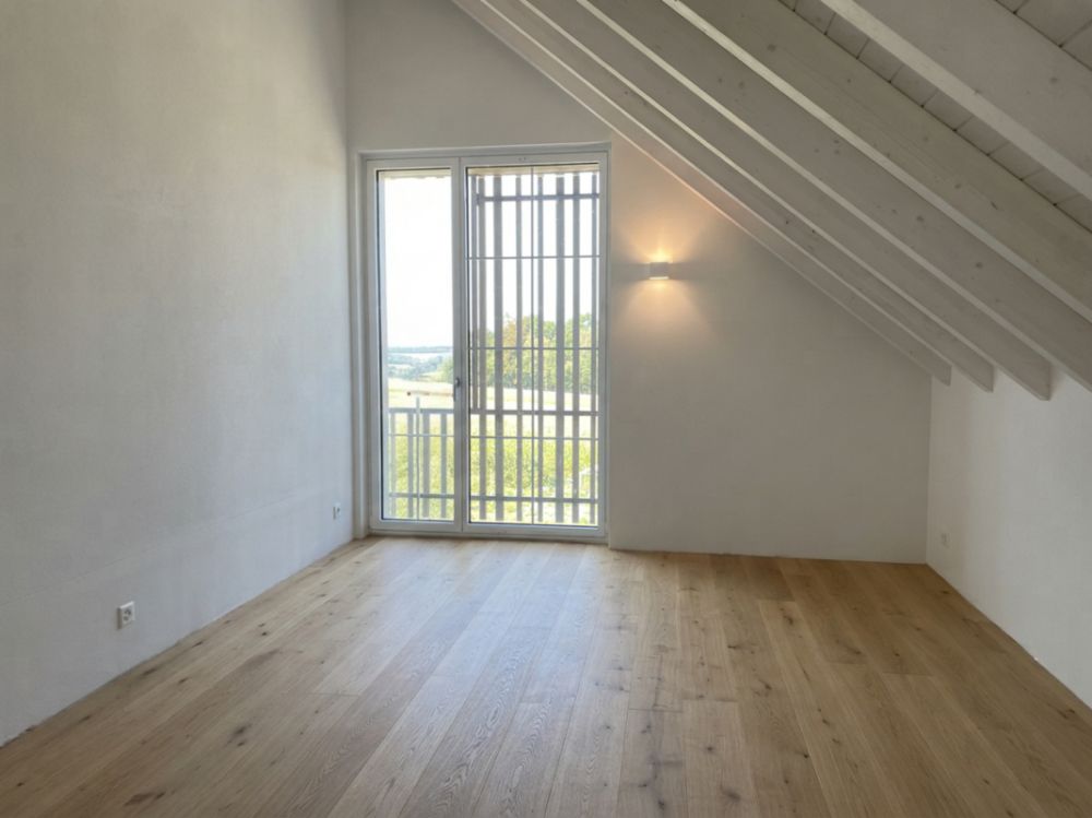 Neubau-Loftwohnung mit Aussicht, Ruhe und Komfort - Schlafzimmer