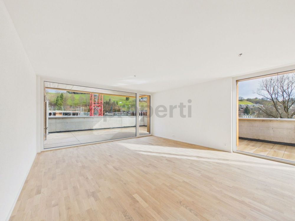 Moderne 3.5-Zimmer-Attikawohnung mit sonniger Terrasse in Huttwil - Neubau 2026 - Image 1