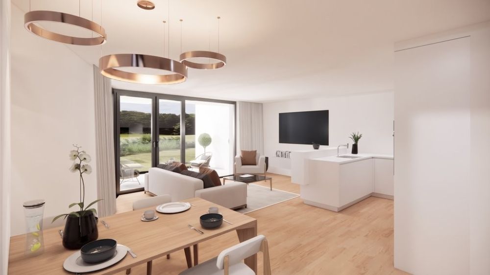 Modern. Neu. Zuhause - Erstbezug im Villigen - Visualisierung Wohnbereich/Küche