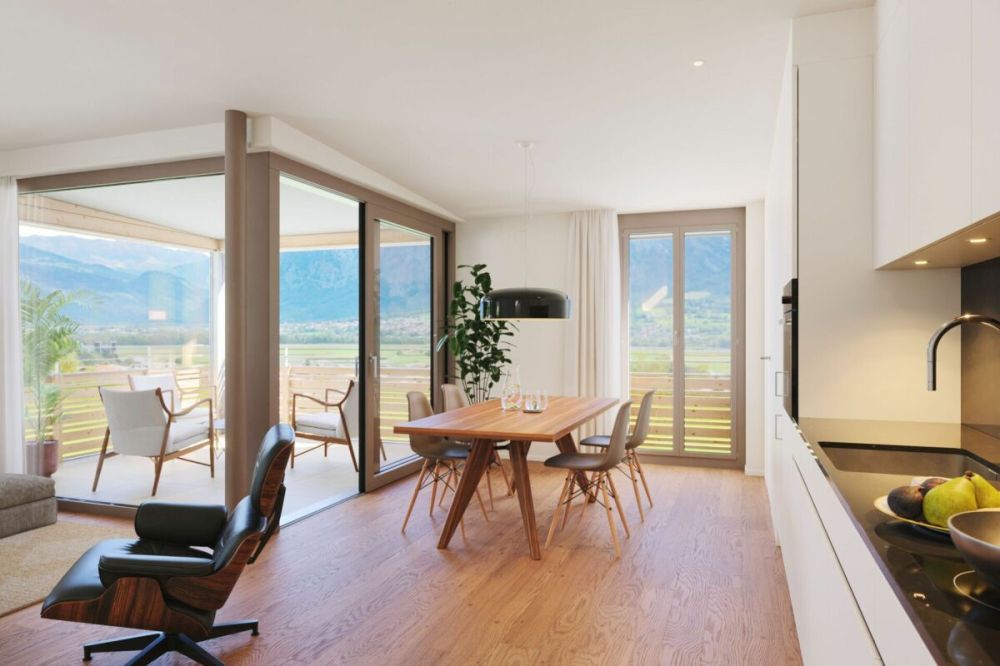 Erstbezug - 3.5 Zimmer-Wohnung - Überbauung Bawangs - Innenvisualisierung WHG B.32