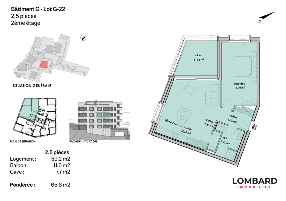 Appartement de 2.5 pièces au 2ème étage - Bild 6