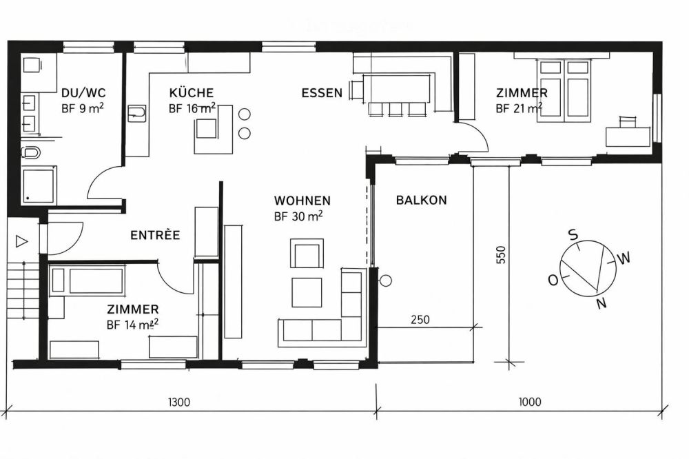 Exklusive 3.5-Zimmer-Wohnung in Ermensee mit Bergblick - Bild 8