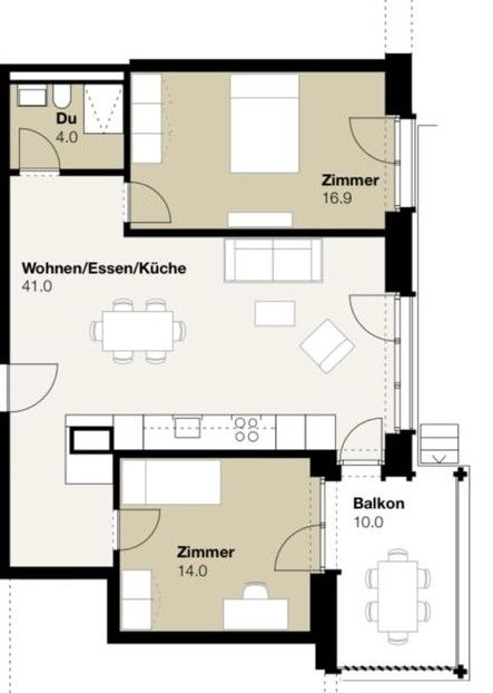 3.5 Z. Wohnung befristet (3.5 Monate) - Bild 5