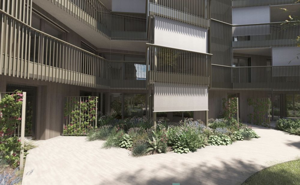 Schöne neue Wohnung - Gartensitzplatz