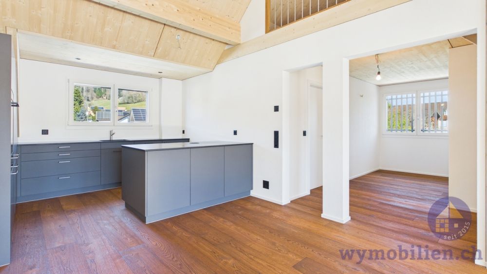 Erstbezug - Wohnen auf höchstem Niveau - 2 Zimmer + Galerie und Büro! - Die hochwertige Küche