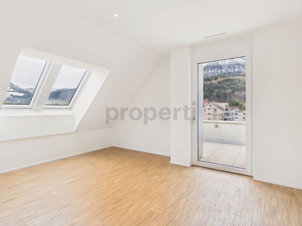 Moderne 4.5-Zimmer-Attikawohnung mit Balkon, Brunnen - Image 8